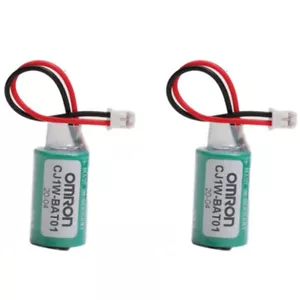 2-Pack CJ1W-BAT01 3V Li-ion de reemplazo de la batería PARA OMRON CP1H CP1L CR14250SE-R - Imagen 1 de 3