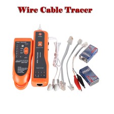 Wire Cable Tracer Tone Generator Finder Probe Tracker Network Tester With Case