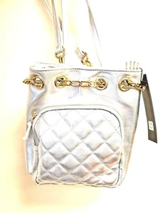 Zaino piccolo argento nuovo con etichette Street Level con custodia prezzo al dettaglio originale: $60 MD15 - Foto 1 di 6