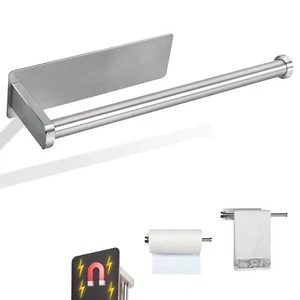 Paper Towel Holders Magnetic Steel Brushed Towel Roll Holders with Strong Mag... - Picture 1 of 6