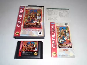 Romance of the Three Kingdoms III: Dragon of Destiny ☆☆ Complete 3 Sega Genesis - Picture 1 of 4
