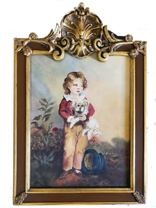 Master Simpson by YOUNGBLOOD 15x11 CANVAS GILDED FRAME VINTAGE OIL PAINTING - Picture 1 of 13