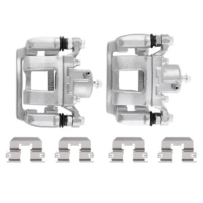 Par de pinzas de freno traseras con soportes para Hyundai Sonata Kia Optima 2011-2015 Foto 1 de 4