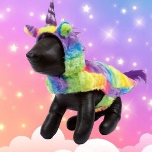 Costume Halloween cane Zack & Zoey unicorno animale domestico XS S M L principessa magica arcobaleno - Foto 1 di 2