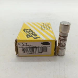 Bussmann KTK-5 Fuse Box of 9 - Picture 1 of 3