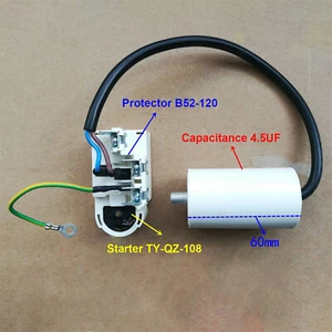 4.5UF TY-QZ-108 Compressor Starter Relay Capacitor for Haier Refrigerator - Picture 1 of 4