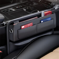 PU Leather Seat Crevice Storage Box Gap Pocket Phone Organizer Car Accessories 