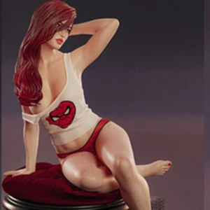 Lazy Girl Full Resin Figur Modellbausatz Maßstab 1:24 unbemalt unmontiert Spielzeug - Bild 1 von 2