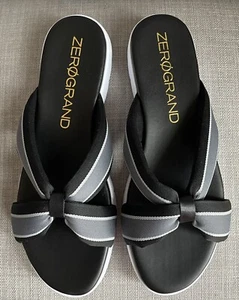 Cole Haan Zerogrand Stripe CrossoverKnot Slides/Flip Flops- Women’s Size 9B NWOB - Picture 1 of 6