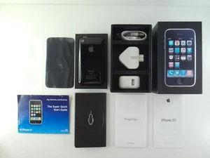 NEW Apple iPhone 3g 16gb 2nd Generation A1241 *Complete Set*  *Rare 02 Leaflet* - Picture 1 of 19