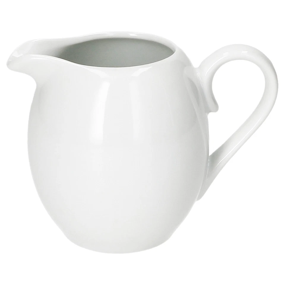 Tommy Milchkännchen weiß Porzellan-Kanne Milchgießer Kaffeezubehör Soße Dressing - Bild 1 von 4