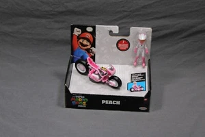 Super Mario Bros. Movie Princess Peach Figure e Pull Back Racer Kart (H6) - Foto 1 di 9