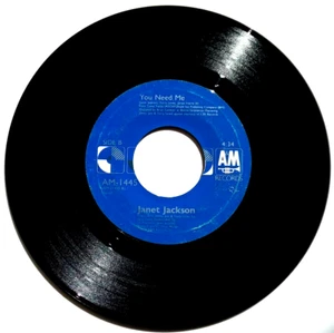 JANET JACKSON - Miss You Much / You Need Me - Vinyl 45rpm 1989 AM-1445 R&B Soul - Imagen 1 de 4