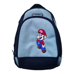 VINTAGE MARIO  NINTNEDO CARRY BAG CASE FOR GAME BOY AND ACCESSORIES ZIP DAMAGED - Picture 1 of 5