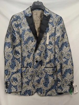 Paisley & Gray Blazer Men Size 40R Slim Fit Dragon Allover Print Coat Jacket - Image 1 of 4