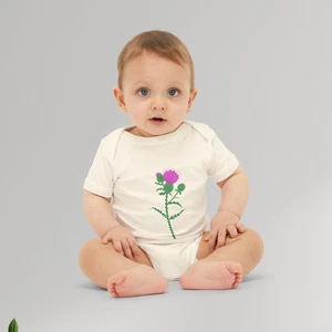 Scottish Thistle Infant Bodysuit, Baby Romper, Newborn Outfit - Picture 1 of 49