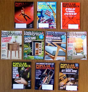 MAGAZINE LOT: 2022-2023 Popular Mechanics (6x) Family Handyman (4x) Science Home - Picture 1 of 3