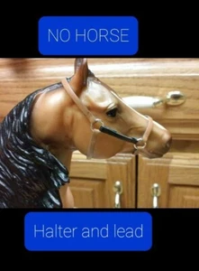 Breyer Stone Custom Showhalfter und Blei schwarz hellbraun - Bild 1 von 1