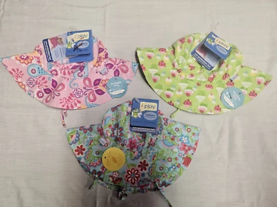 Sombreros de protección solar para recién nacidos i play - Lote de 3 - NUEVO Foto 1 de 4