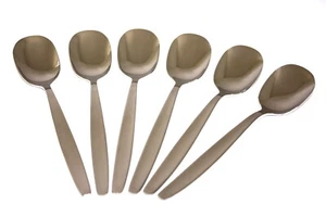 Cuchara de hielo cuchara de hielo cuchara de mermelada 6 cucharas nobles cucharas de yogur de tallo corto - Imagen 1 de 1