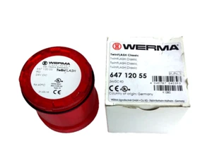 Werma TwinFLASH Classic 647 120 55 IP65 rot Signalgeräte 647.120.55 TwinFLASH - Bild 1 von 1