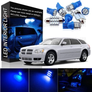 11Pcs 10000K Blue LED Interior Lights Plate Package For Dodge Magnum 2005-2008 - Bild 1 von 11