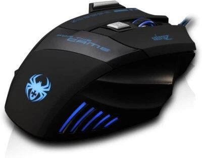 zelotes Wired Gaming Mouse with Fire Button,7200 DPI,7 Buttons,Ergonomic Design, - Image 1 of 4