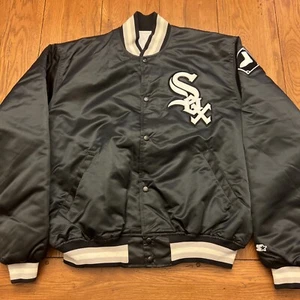 Vintage Chicago White Sox Baseball Starter Pro Line Satin Jacket Size XL USA - Picture 1 of 13