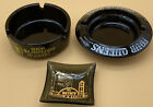 Lot Of 3 Vintage Vegas Ashtrays, 1-Four Queens , 1-Binions, 1-The Mint