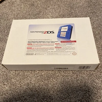 Nintendo 2DS Electric Blue Console with AC Adapter - Image 1 of 4