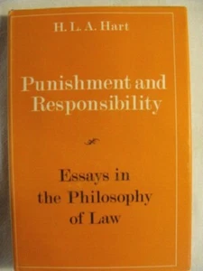 PUNISHMENT AND RESPONSIBILITY Essays in the Philosophy of Law Hart hardcover - Picture 1 of 3