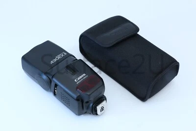Canon Speedlite 430EX II Hot Shoe Mount Flash, Excellent Cond with Case / Pouch - Image 1 of 4