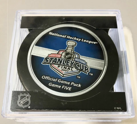 2007 Stanley Cup Finals Game 5 Official Game Puck Cover