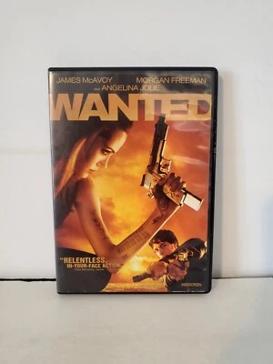"Wanted" DVD, (2008), Angelina Jolie, Morgan Freeman Foto 1 de 3