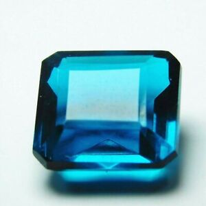 A++ Certified Rare Teal Sapphire Square Shape 7 ct Loose Gemstone Free Shipping