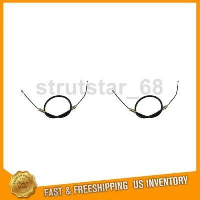 2 cabos de freio de estacionamento traseiros compatíveis com 1975 Plymouth Fury Road Runner - Imagem 1 de 4