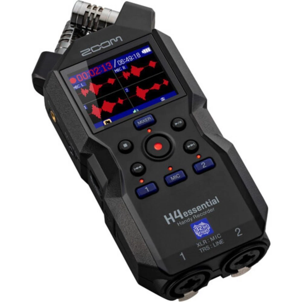 Zoom H4essential 4-Track 32-Bit Float Portable Audio Recorder - Image 1 of 4