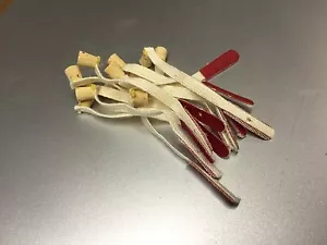 Piano Repair Parts - Small Cork Bridle Straps 1 Dozen - Picture 1 of 1