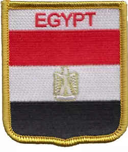 Ägypten Flagge gestickter Aufnäher - LETZTE PAAR - Bild 1 von 3