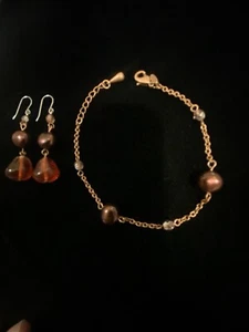 Set bracciale e orecchini Premier Designs gioielli lampone - Foto 1 di 6