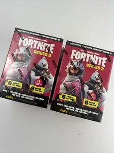 NEW 2021 TWO Panini Fortnite Series 3 Trading Card BLASTER Box 6-Pack SEALED X2 - Picture 1 of 6