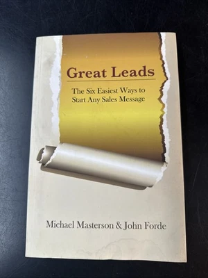 Great Leads: The Six Easiest Ways to Start Any Sales Message Paperback - Imagem 1 de 4