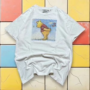 Vintage Winnie Puuh Disney T-Shirt 90er Herren L weiß Blume Cartoon Jerry Leigh USA - Bild 1 von 14