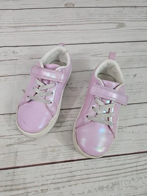 Zapatillas deportivas Carter's rosa gancho y bucle talla 9 para niñas pequeñas  Foto 1 de 4