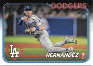 2024 Topps Series 2 #398 Enrique Hernandez Los Angeles Dodgers - Bild 1 von 2