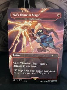 Lightning Bolt #1871 Vivi's Thunder Magic NM MTG Final Fantasy Secret Lair - Picture 1 of 1