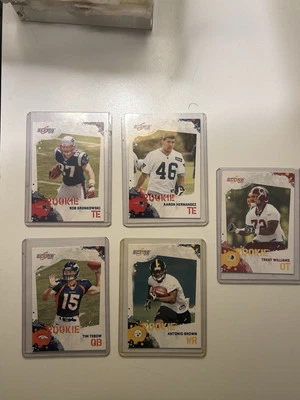 5 Rare NFL Rookie Cards - Image 1 of 2