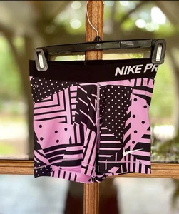 Kids Purple Nike Pro Biker Shorts/Girls US Seller Good Condition - Picture 1 of 1
