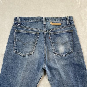 VTG Levis 505 Jeans 31x29 Whisker Faded Grunge Kurt 80s 90s Orange Tab Denim - Picture 1 of 10