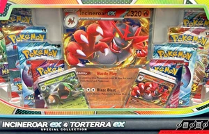 POKEMON TCG INCINEROAR EX & TORTERRA EX SPECIAL COLLECTION DESTINED RIVALS *NEU* - Bild 1 von 6